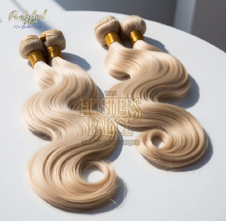 613 blonde hair bundles